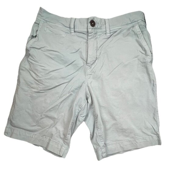 American Eagle Outfitters Slim Shorts men's 30 Solid Next Level Flex Blue - Picture 1 of 15